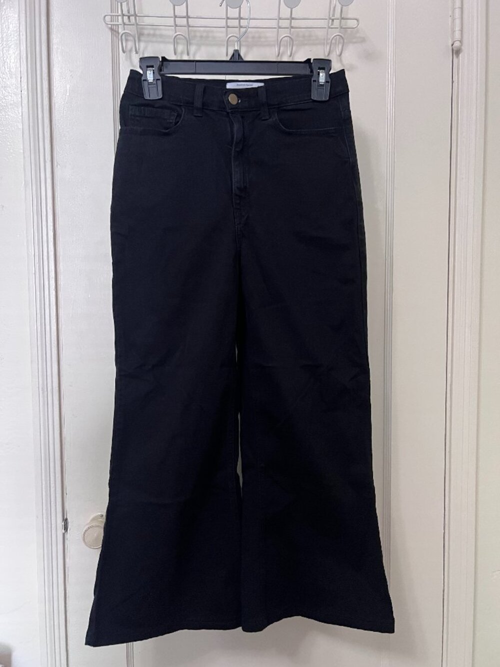 American Apparel Wide Leg Cropped Jeans